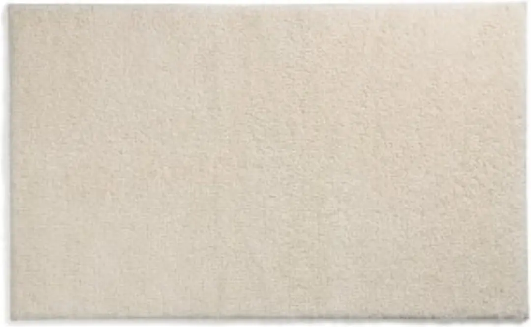 Badmat, 65 x 55 cm, Polyester, Beige Zand
