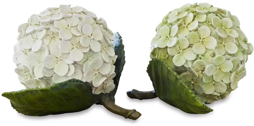 Loberon Sierbloemset 2 Hortensies groen/wit