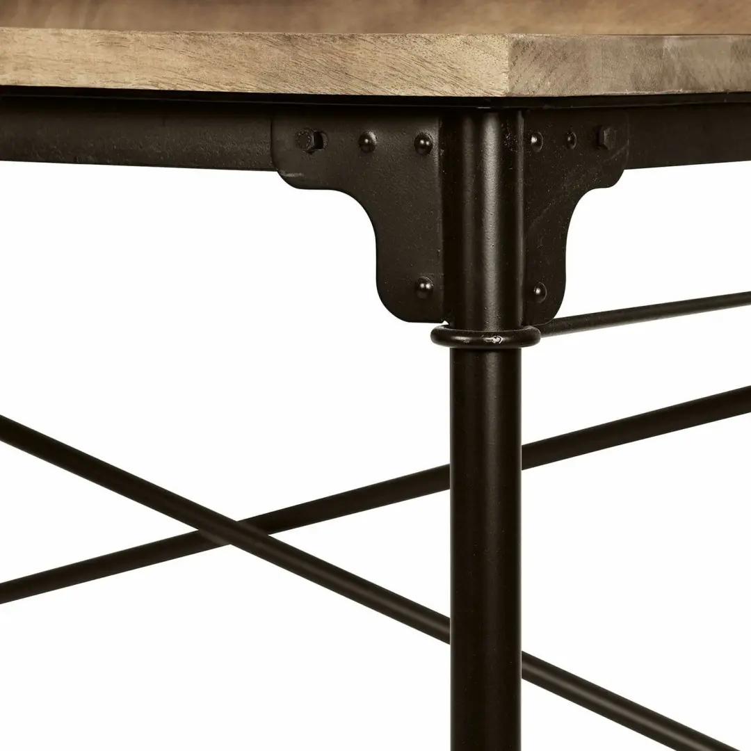 Loberon Leognan Bureau - Bruin/Zwart - afbeelding 5 van 6