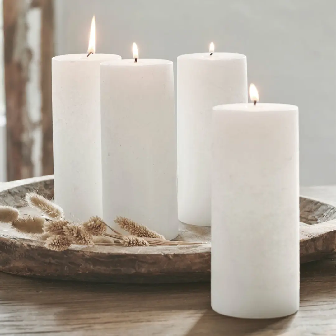 Loberon Kaarsen Homel Crème - 4 Stuks - afbeelding 2 van 6