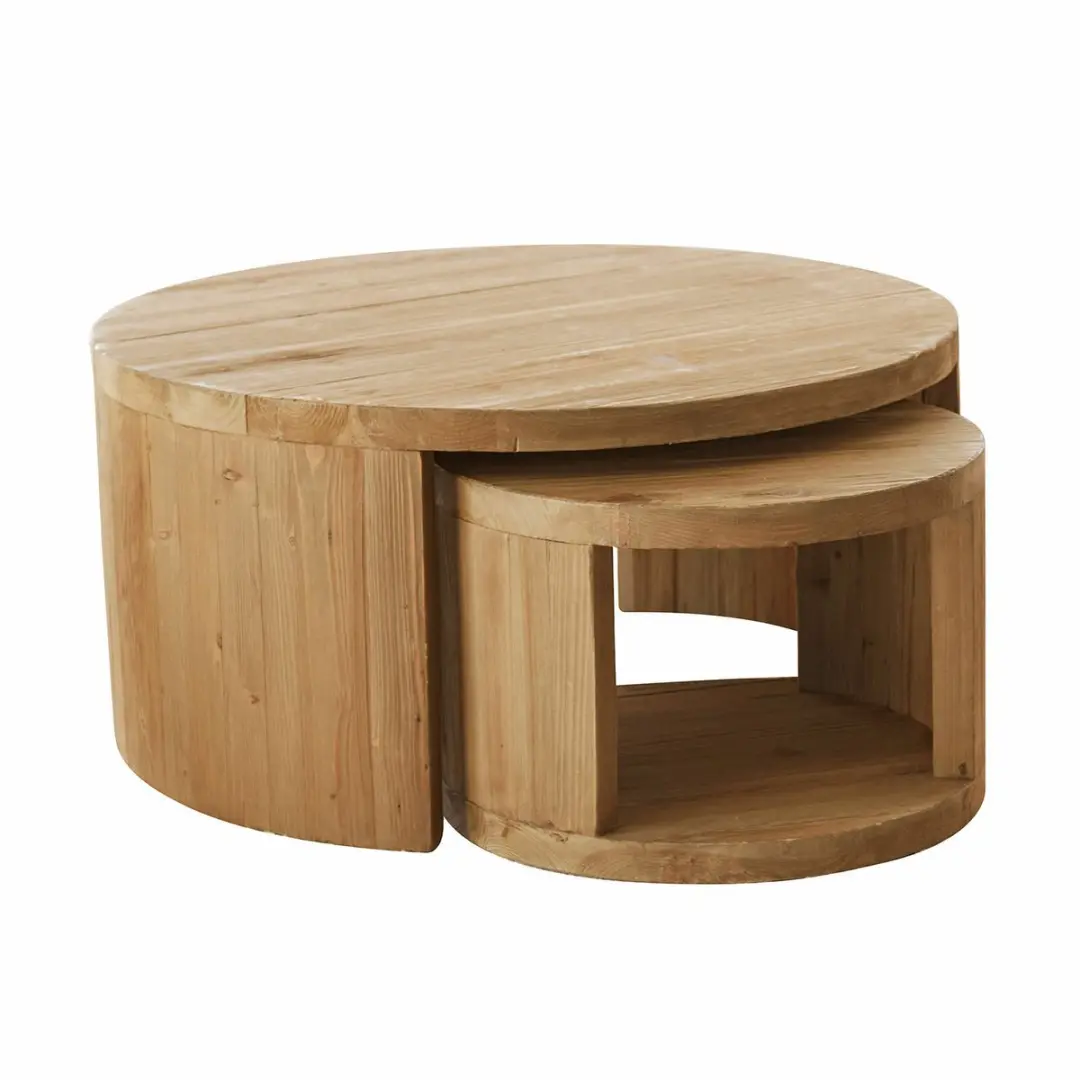 Loberon Torivine Salontafel - Set van 2 - afbeelding 4 van 5
