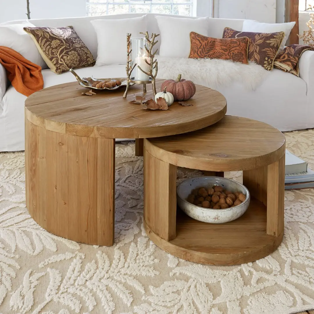 Loberon Torivine Salontafel - Set van 2 - afbeelding 5 van 5