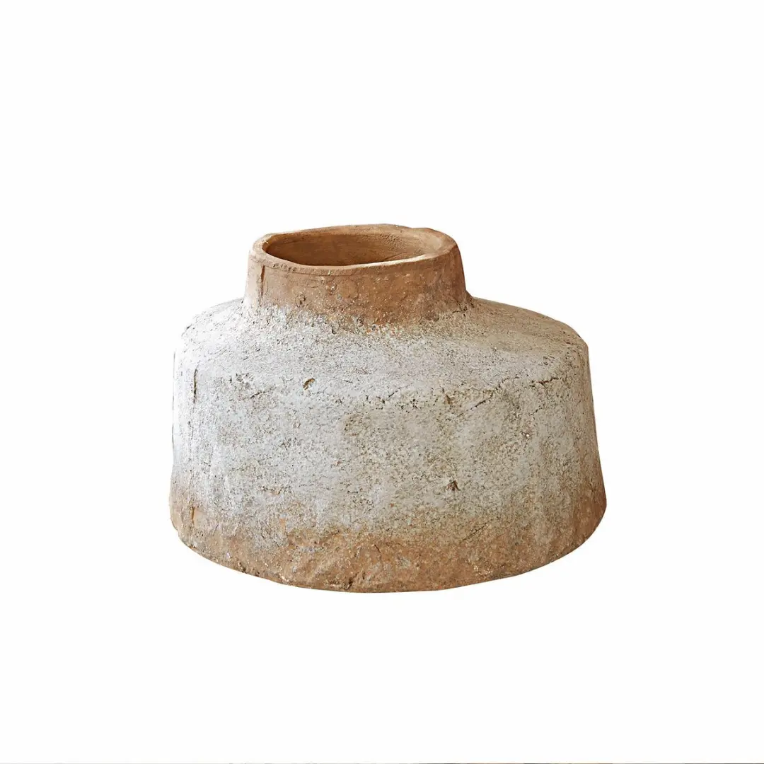 Loberon Sévrac Vaas - Ø30cm - Antiekbruin - afbeelding 5 van 6