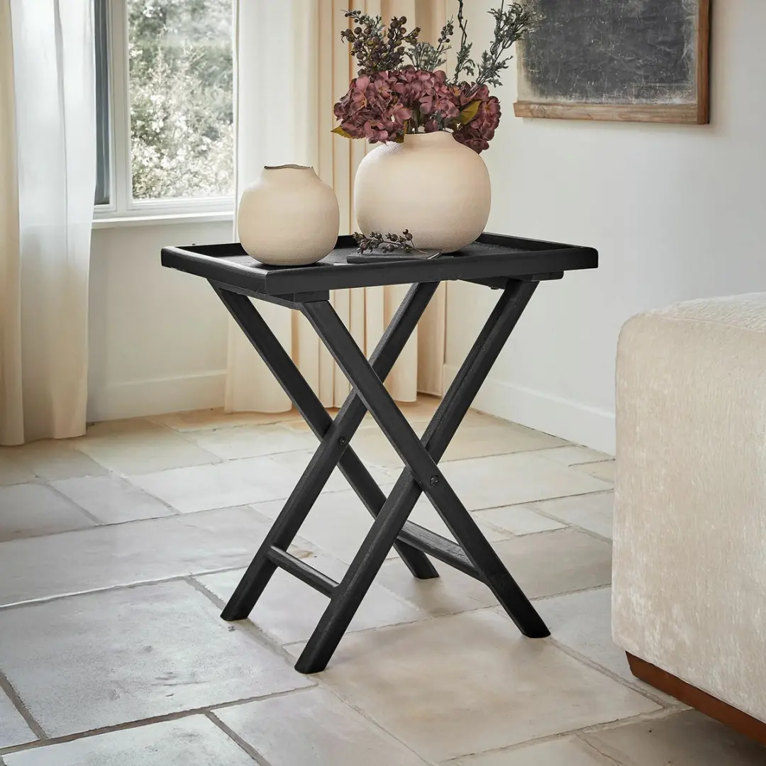 Loberon Paventino Bijzettafel - Zwart - afbeelding 5 van 6