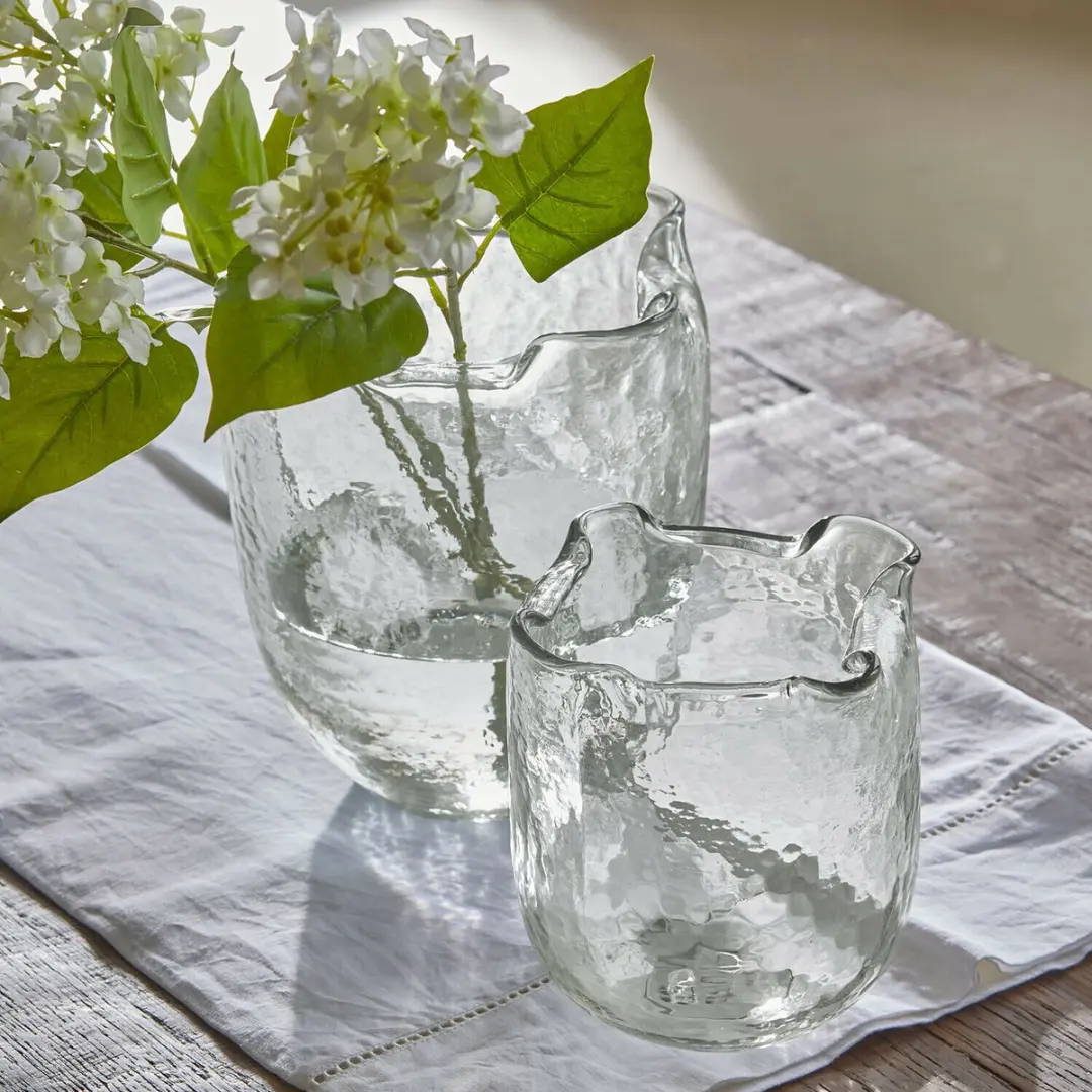 Loberon Felucia Vaas - 2 Stuks Heldere Glas - afbeelding 3 van 5