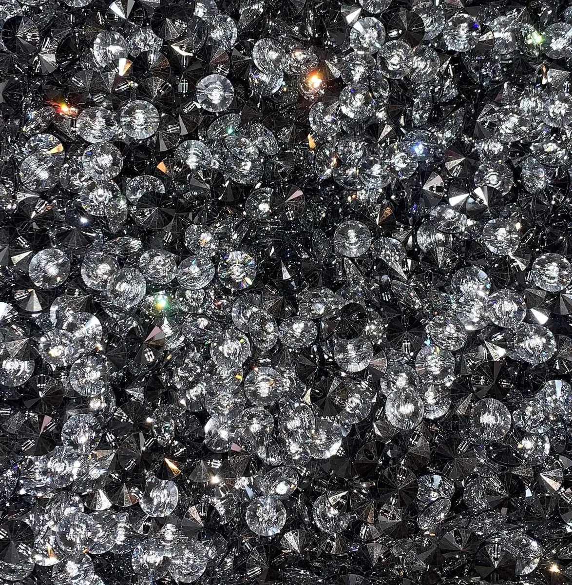 Swarovski Crystal Knoop 10mm - 10 Stuks - Zilver