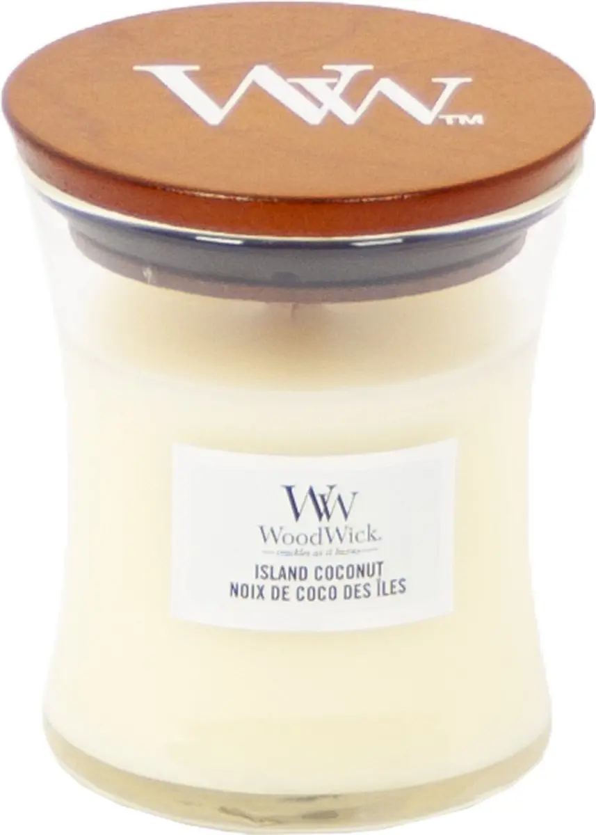 WoodWick Mini Geurkaars Island Coconut 85g - afbeelding 4 van 6