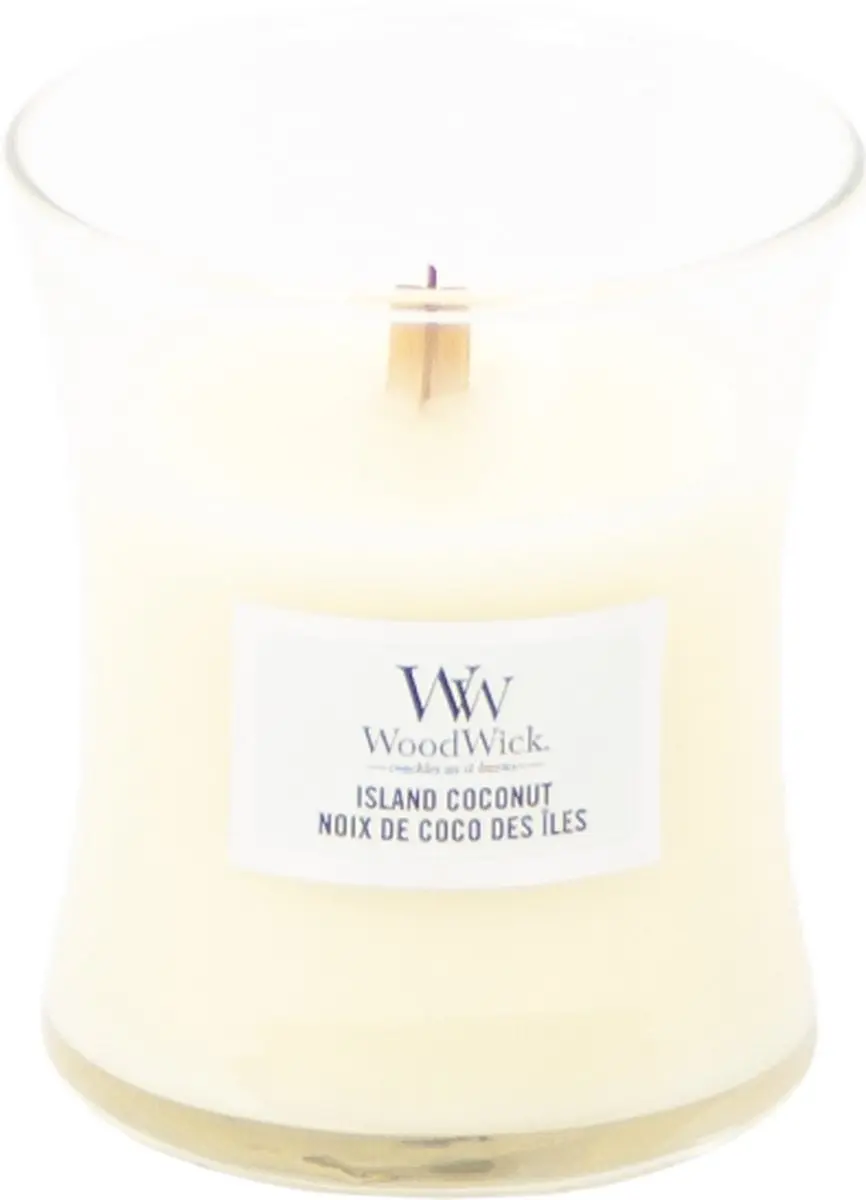 WoodWick Mini Geurkaars Island Coconut 85g - afbeelding 3 van 6