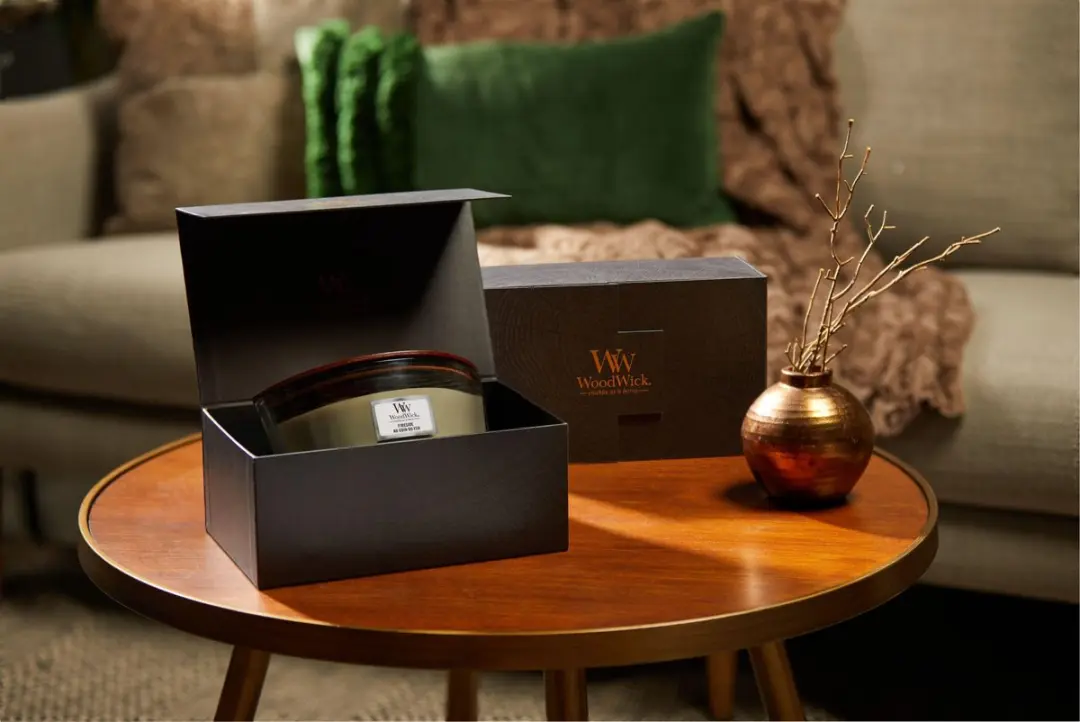 WoodWick Heartwick Fireside Geurkaars - Deluxe Cadeauset 3x - afbeelding 2 van 6