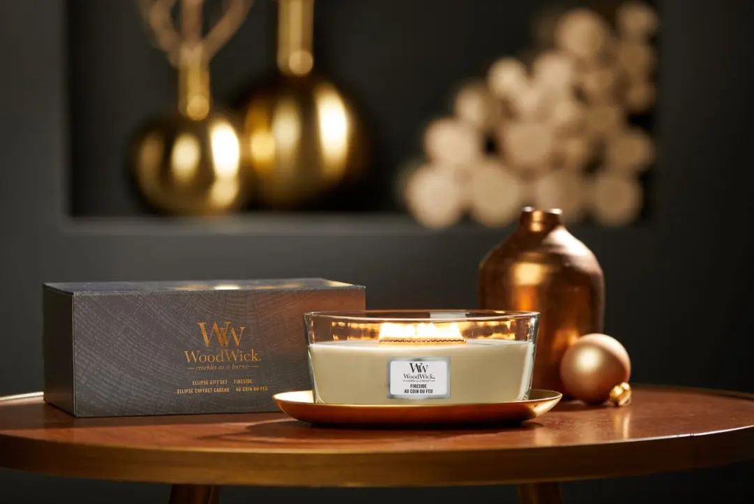 WoodWick Heartwick Fireside Geurkaars - Deluxe Cadeauset 3x - afbeelding 6 van 6