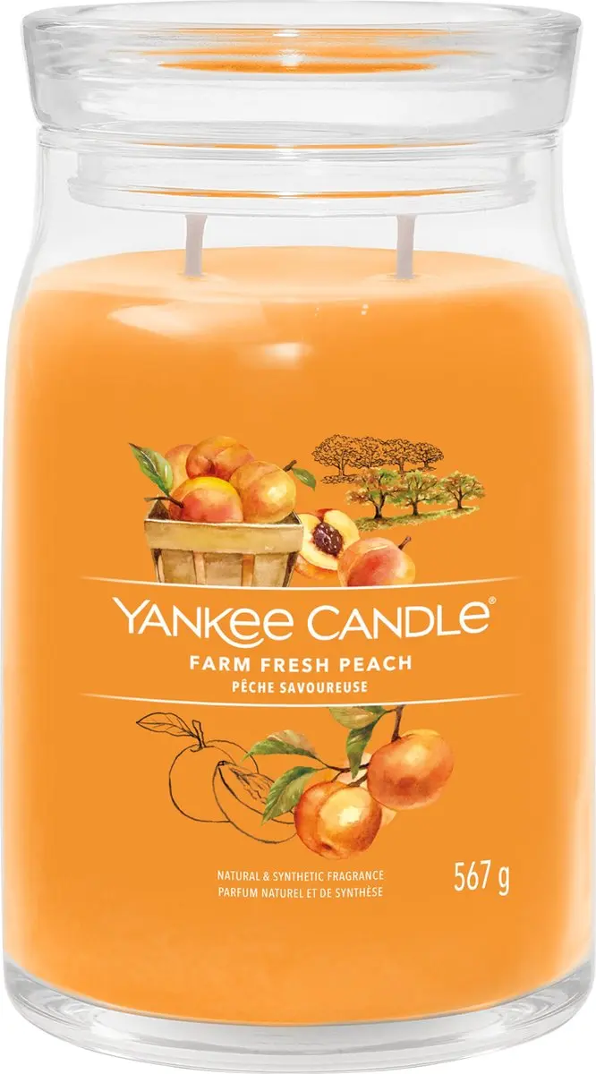 Yankee Candle Farm Fresh Peach Geurkaars