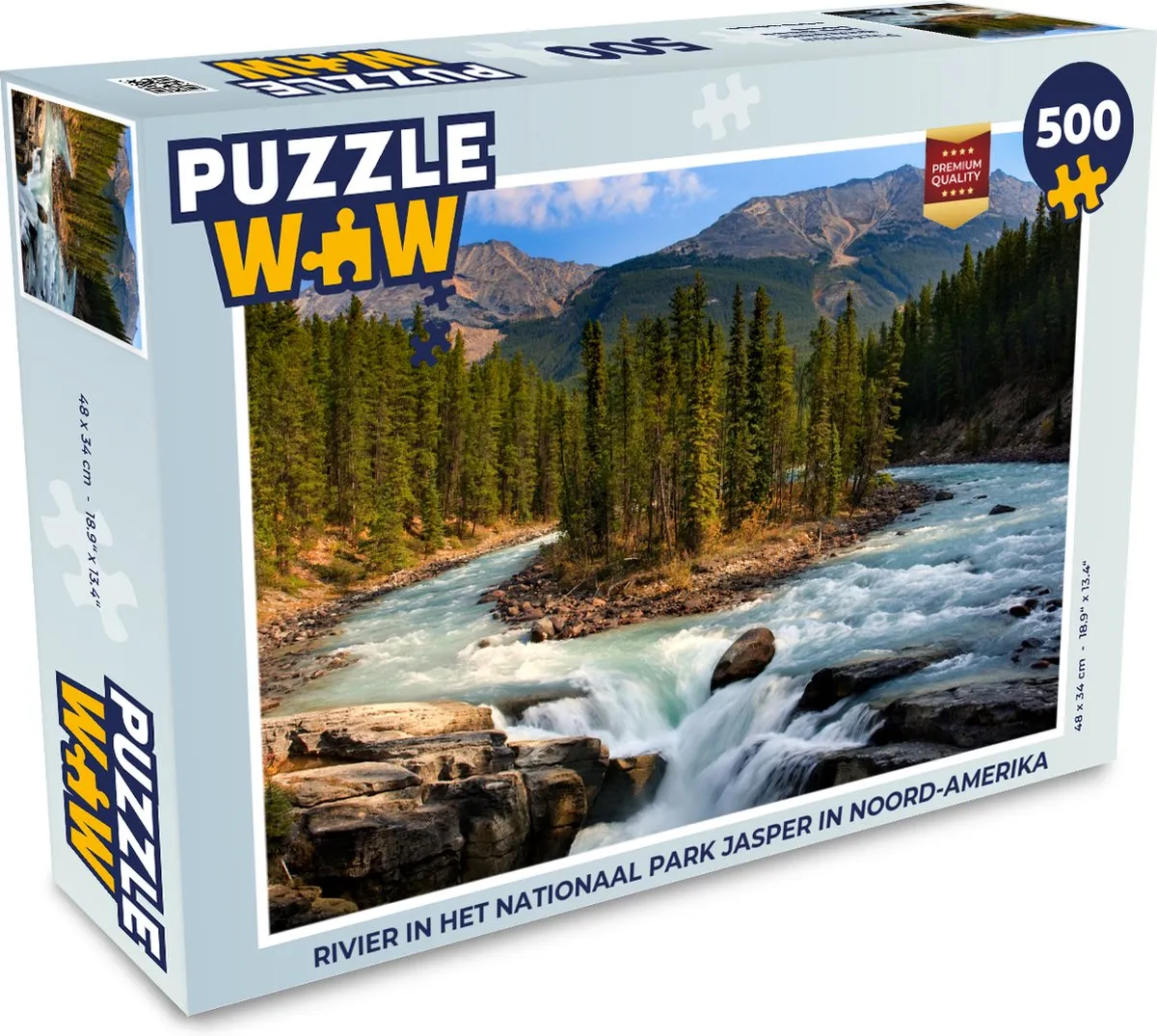 PuzzleWow Legpuzzel Jasper Nationaal Park 500 Stuks
