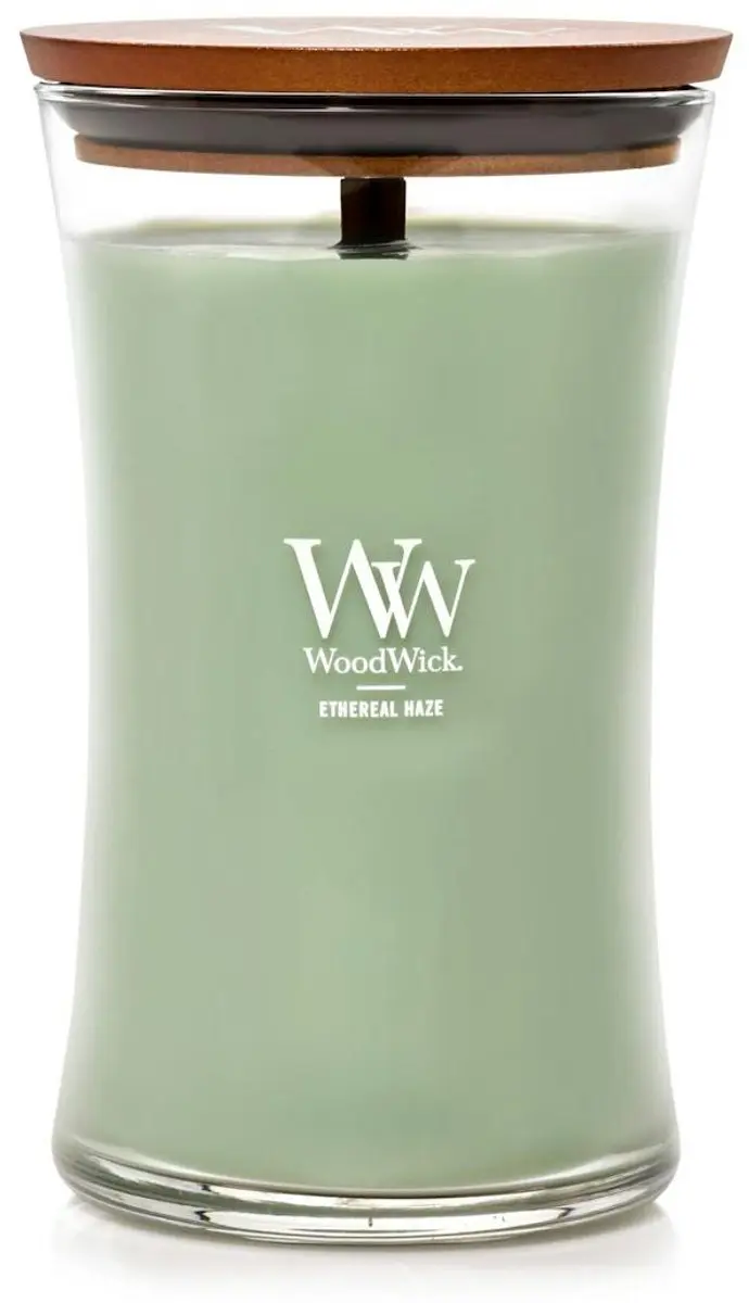 WoodWick Ethereal Haze Geurkaars 610G - Groen - afbeelding 6 van 6