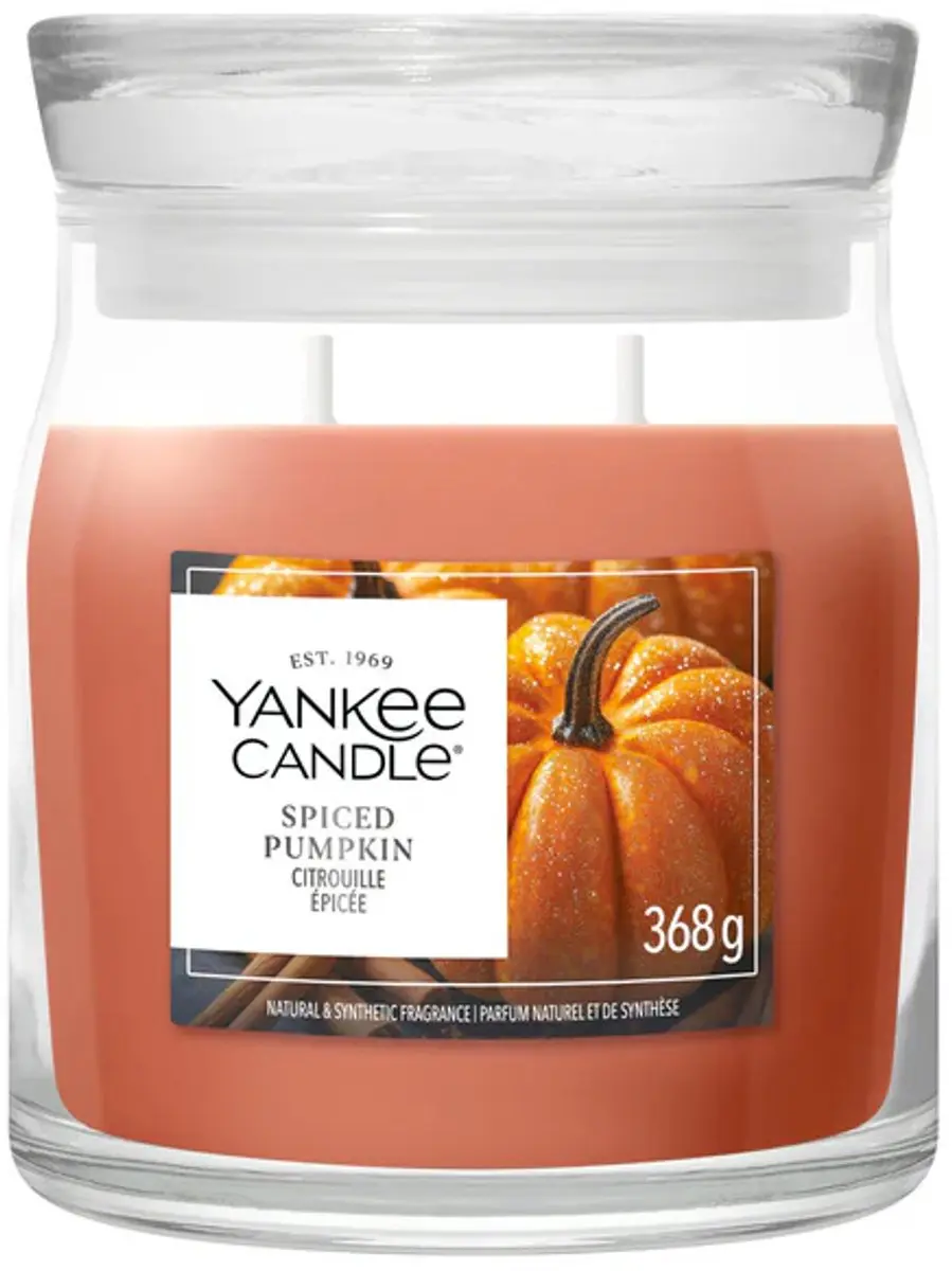 Yankee Candle Spiced Pumpkin Medium Jar