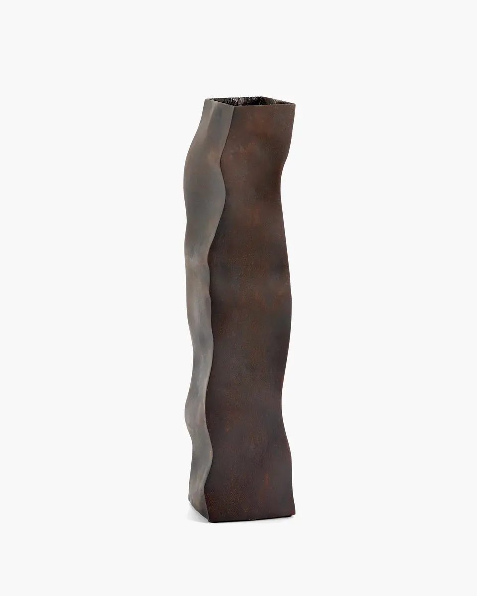 Serax Antonino Sciortino Tide vaas 04 9x7.5cm H39cm rust