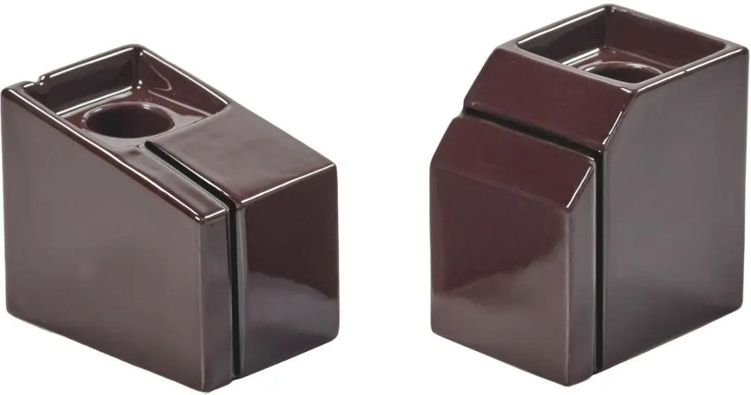Serax Silos Kandelaar Set Van 2 Burgundy