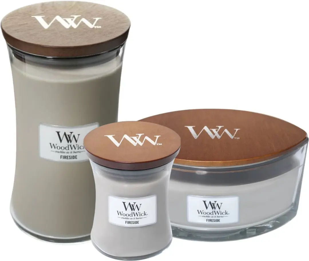 Woodwick geurkaarsen Fireside