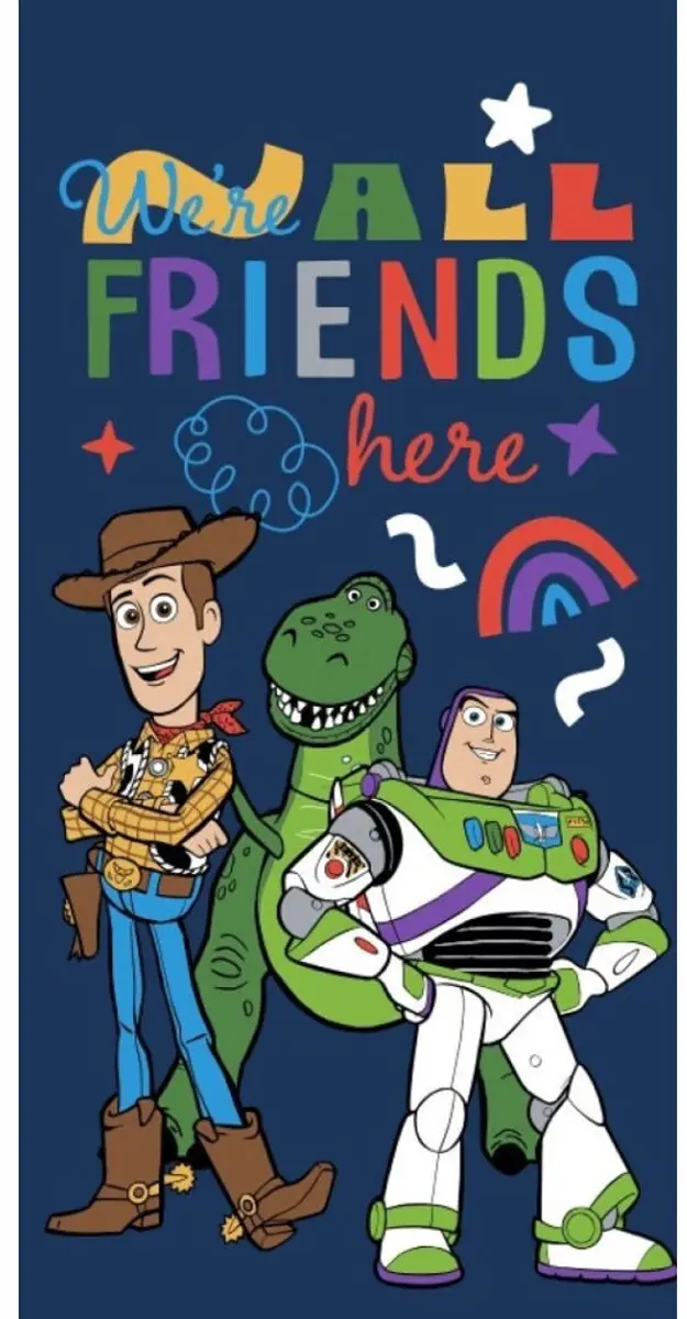 Toy Story Friends Strandlaken 70x140cm - Multicolor - afbeelding 5 van 5
