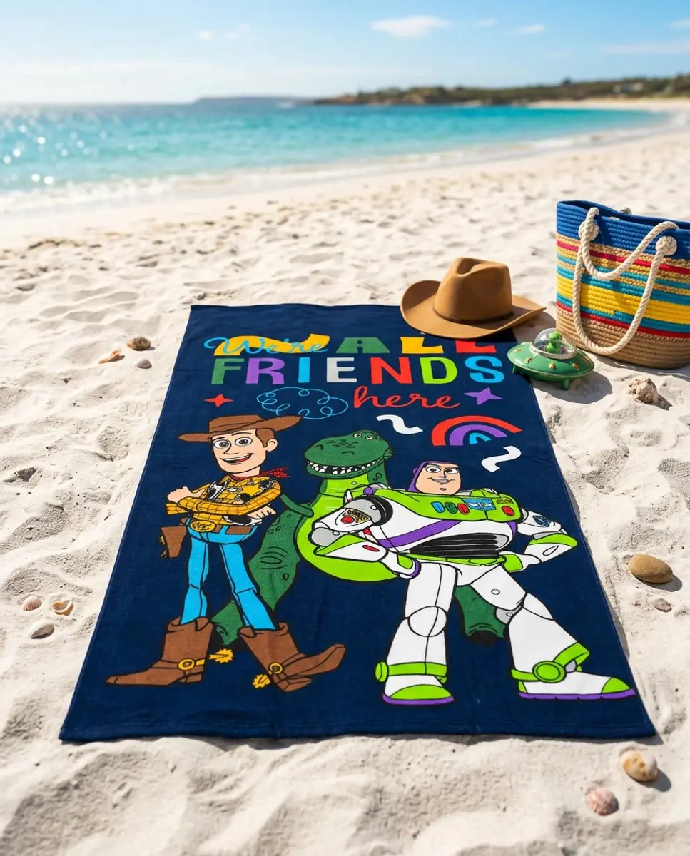 Toy Story Friends Strandlaken 70x140cm