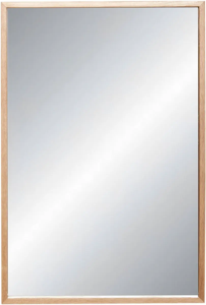 Hübsch Depth Nature Spiegel 60x40cm Licht Eiken - afbeelding 3 van 5