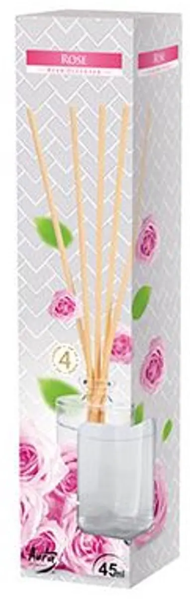 Cosy & Trendy Geurdiffuser 45ml Roos D4.3cmxh20.3cm