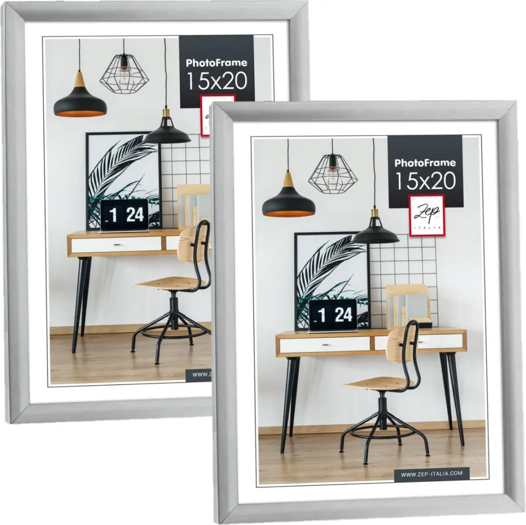 Zep Fotolijst New Easy KL3 - 5 Foto's - 20x15cm - Zilver - afbeelding 4 van 6