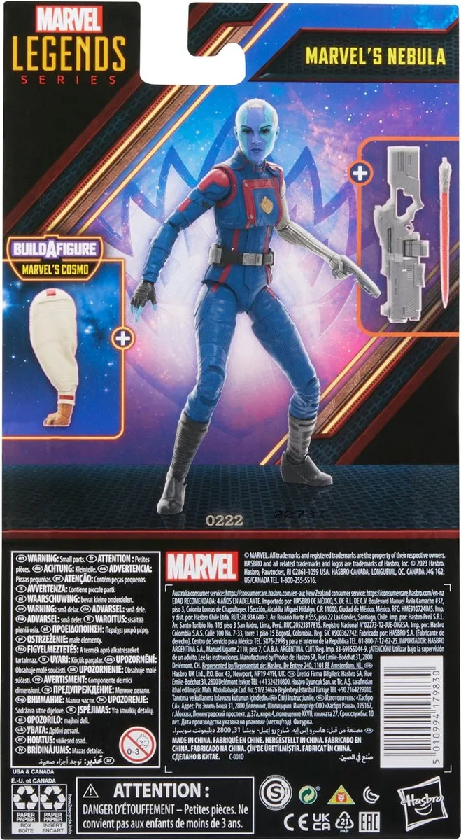 Marvel Legends Nebula Actiefiguur F66065X0 - 15 cm