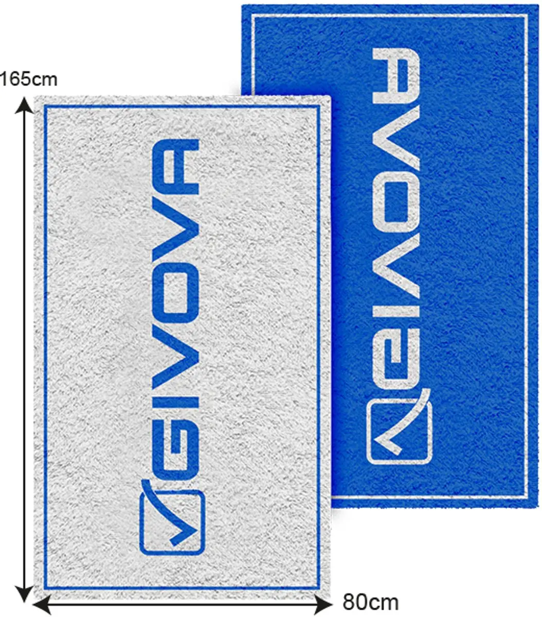 Givova Double Face 80x165 Cm Handdoek Groen,Blauw Man