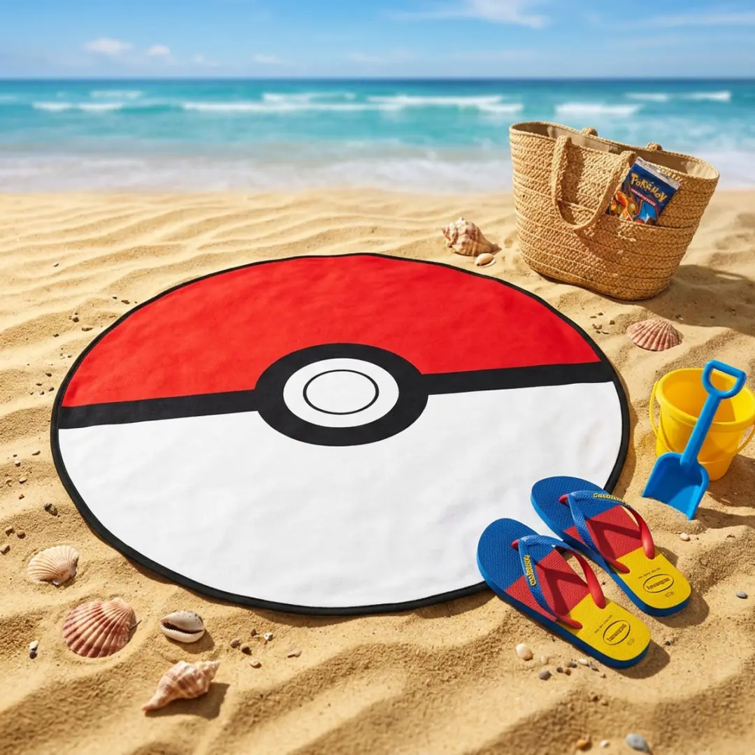 Pokemon Strandlaken Rond