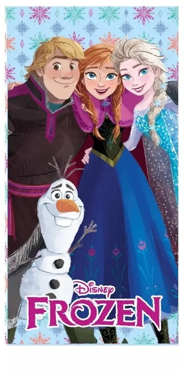 Disney Frozen strandlaken Friends sneldrogend 70 x 140 cm