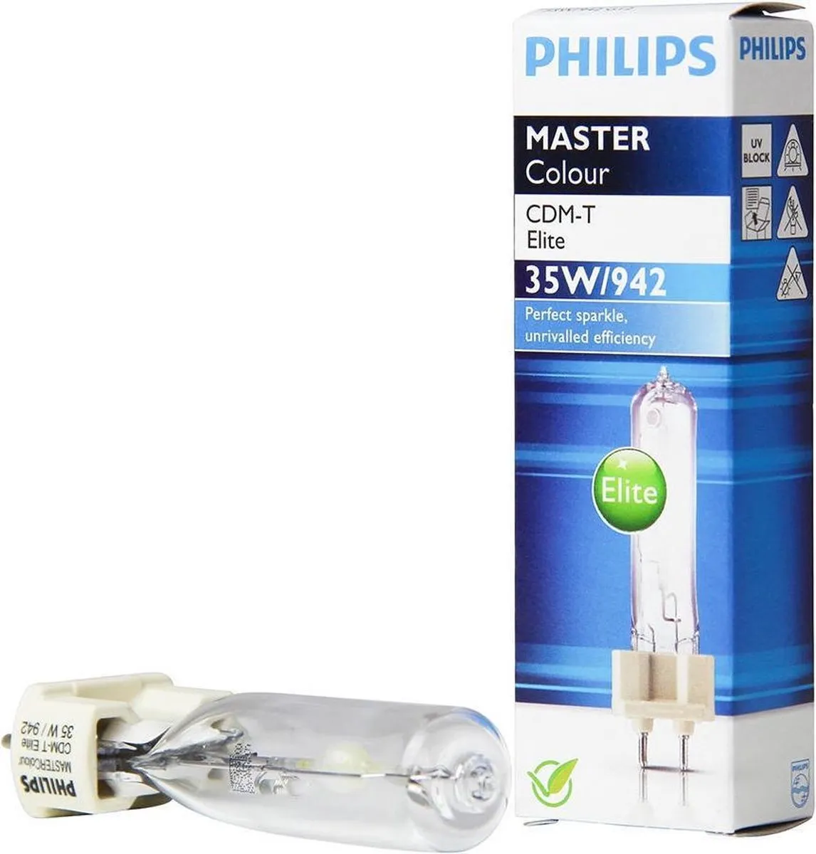 Philips Master Colour E3B5R Halogeenmetaaldamplamp 35W - Koel wit