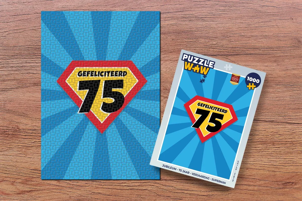 PuzzleWow Superman Legpuzzel 1000 Stuks - Multicolor