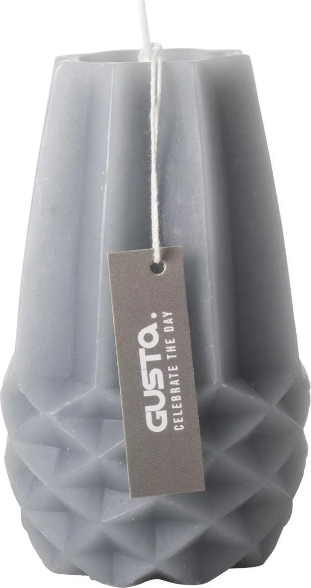 Figuurkaars vaas 115cm grijs- Gusta®