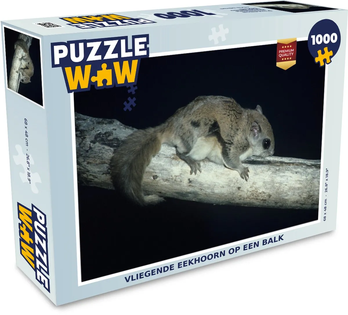 PuzzleWow Vliegende Eekhoorn Legpuzzel 1000 Stuks
