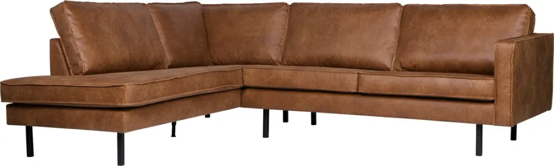 WOOOD Rodeo Hoekbank Links Cognac - afbeelding 6 van 6