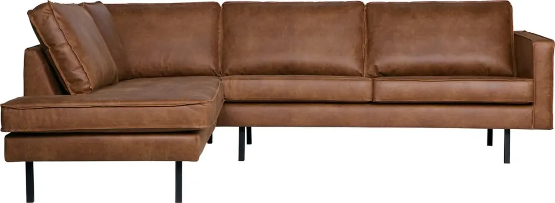 WOOOD Rodeo Hoekbank Links Cognac - afbeelding 2 van 6
