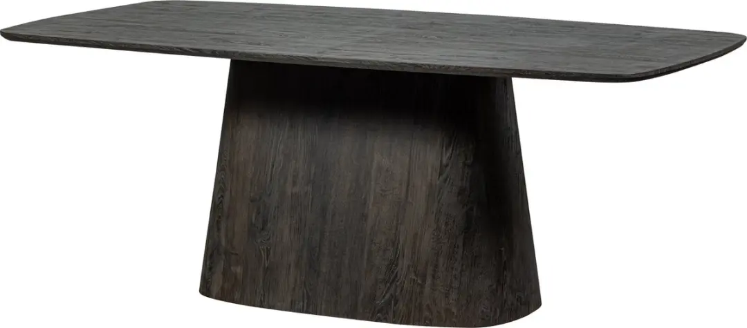 WOOOD Leah Eettafel Donkerbruin 200x105cm