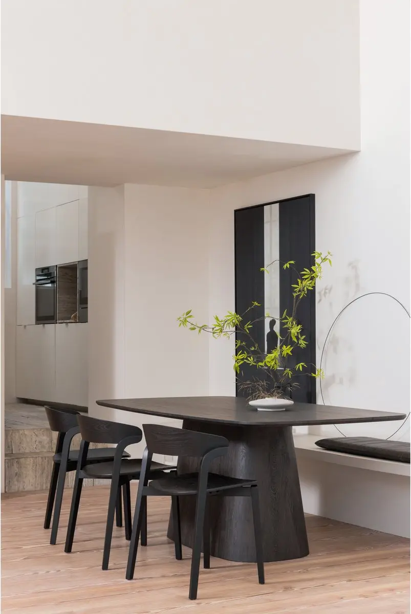 WOOOD Leah Eettafel Donkerbruin 200x105cm - afbeelding 2 van 6