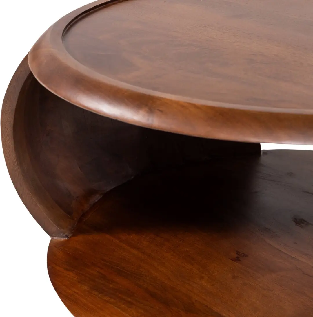 WOOOD Cole Salontafel 72cm - Bruin - afbeelding 5 van 6