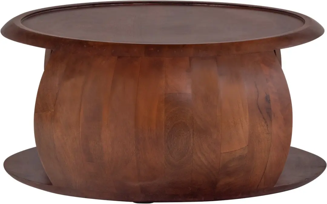 WOOOD Cole Salontafel 72cm - Bruin - afbeelding 2 van 6