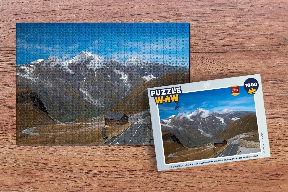PuzzleWow Oostenrijk Legpuzzel 1000 Stuks - Multicolor
