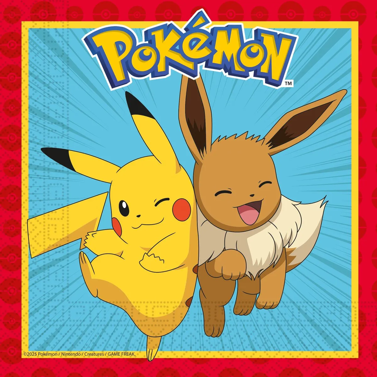 Pokémon Papieren Servetten 33x33cm