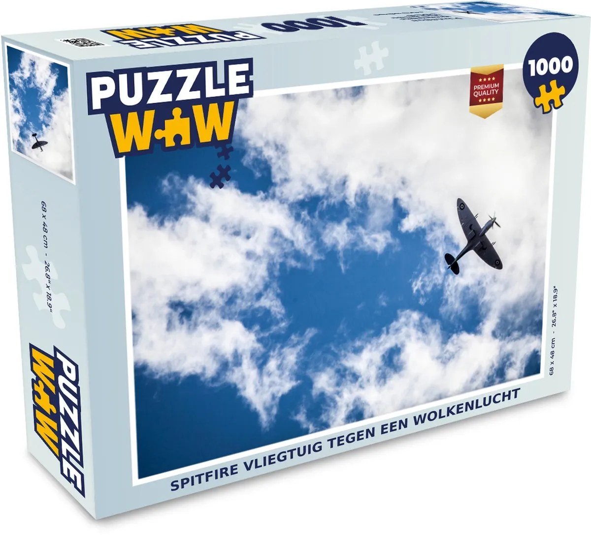 PuzzleWow Spitfire Legpuzzel 1000 Stuks