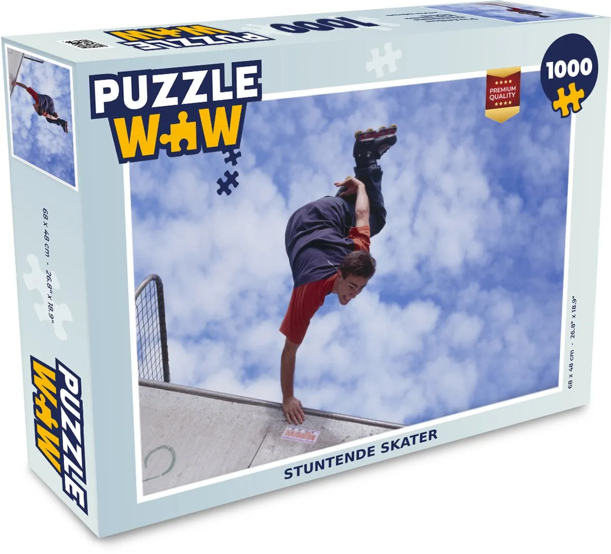 PuzzleWow Stuntende Skater Legpuzzel 1000 Stuks