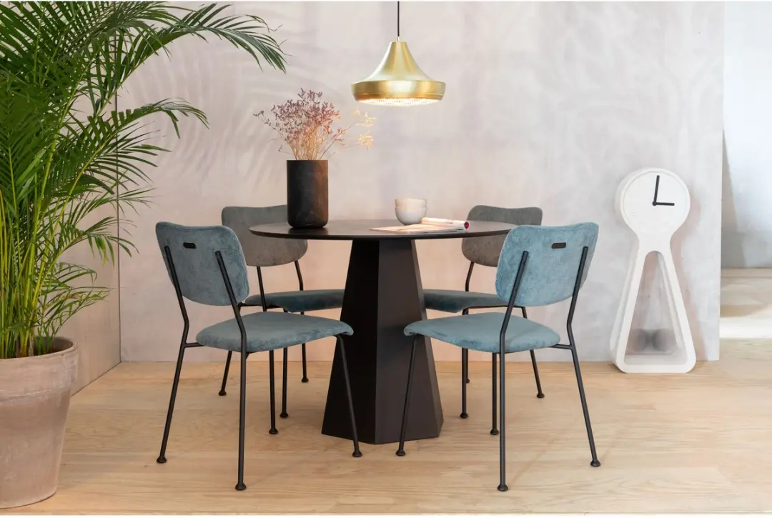 Zuiver Fajen Vaas - Ø15cm - Zwart - afbeelding 2 van 6