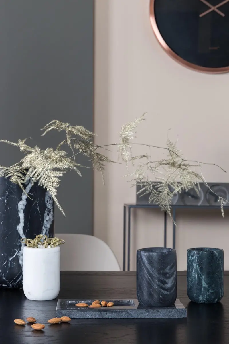 Zuiver Fajen Vaas - Ø15cm - Zwart - afbeelding 6 van 6