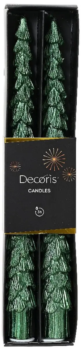 Decoris Dinerkaars Kerstboom 2.2cm Groen