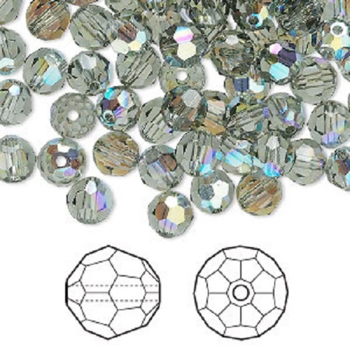 Swarovski Elements Ronde Kralen 6mm