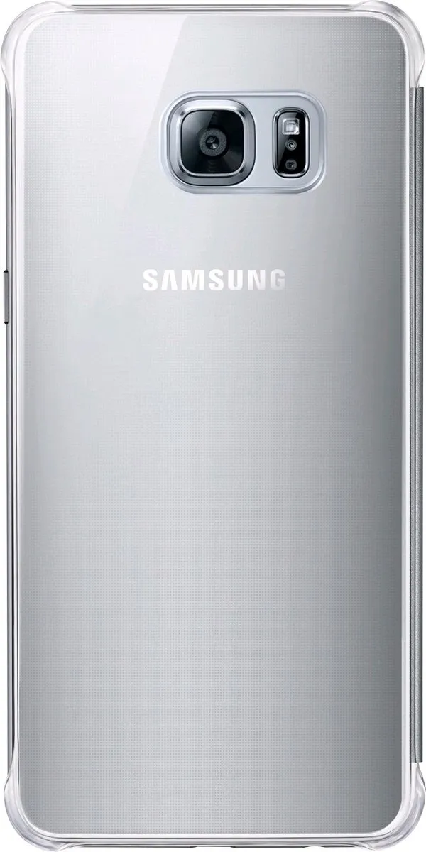 Samsung Clear View Cover S6 Edge+ - Zilver