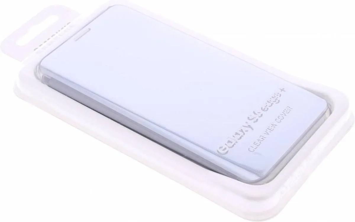Samsung Clear View Cover S6 Edge+ - Zilver